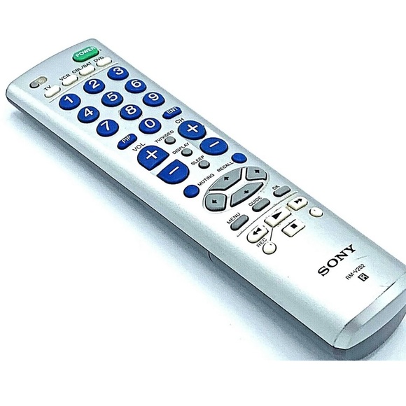 Genuine Sony 4 Device TV, CBL/SAT, DVD VCR Universal Remote Model RM-V202 Tested - Picture 2 of 12